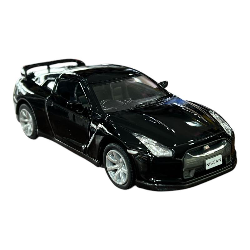 Miniatura Nissan GTR R35 Preto Kinsmart 1:36 - Carrinhos e Cia